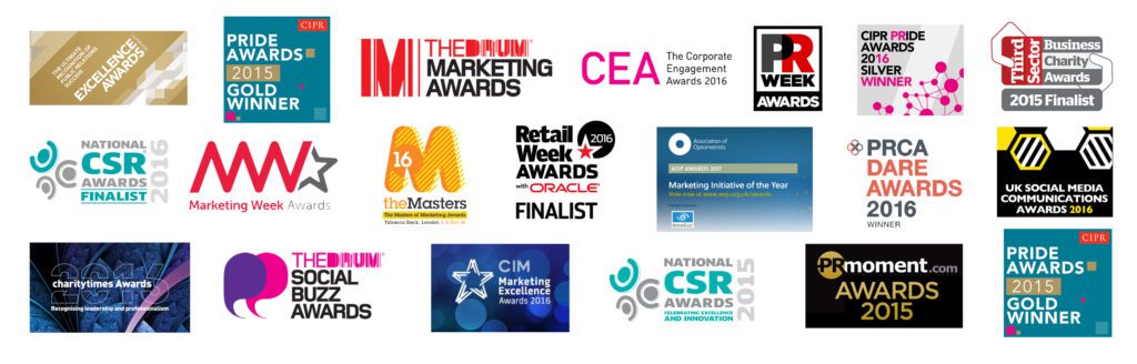 Award-winning work has included CIPR, PRCA, The Drum, PR Moment and Marketing Week accolades