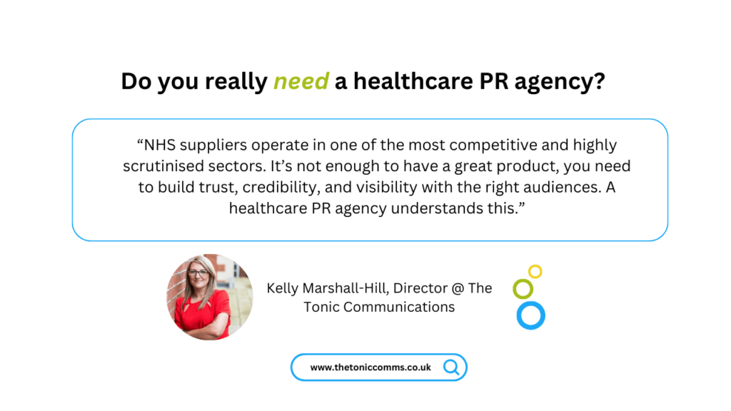 Healthcare PR agency in UK